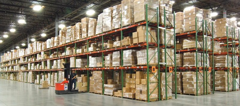 Industrial warehouse racking installation in Miami Florida